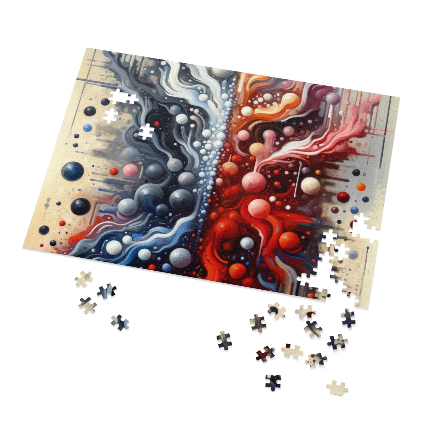 Symbiotic Exchange Abstract Jigsaw Puzzle (30, 110, 252, 500,1000-Piece)