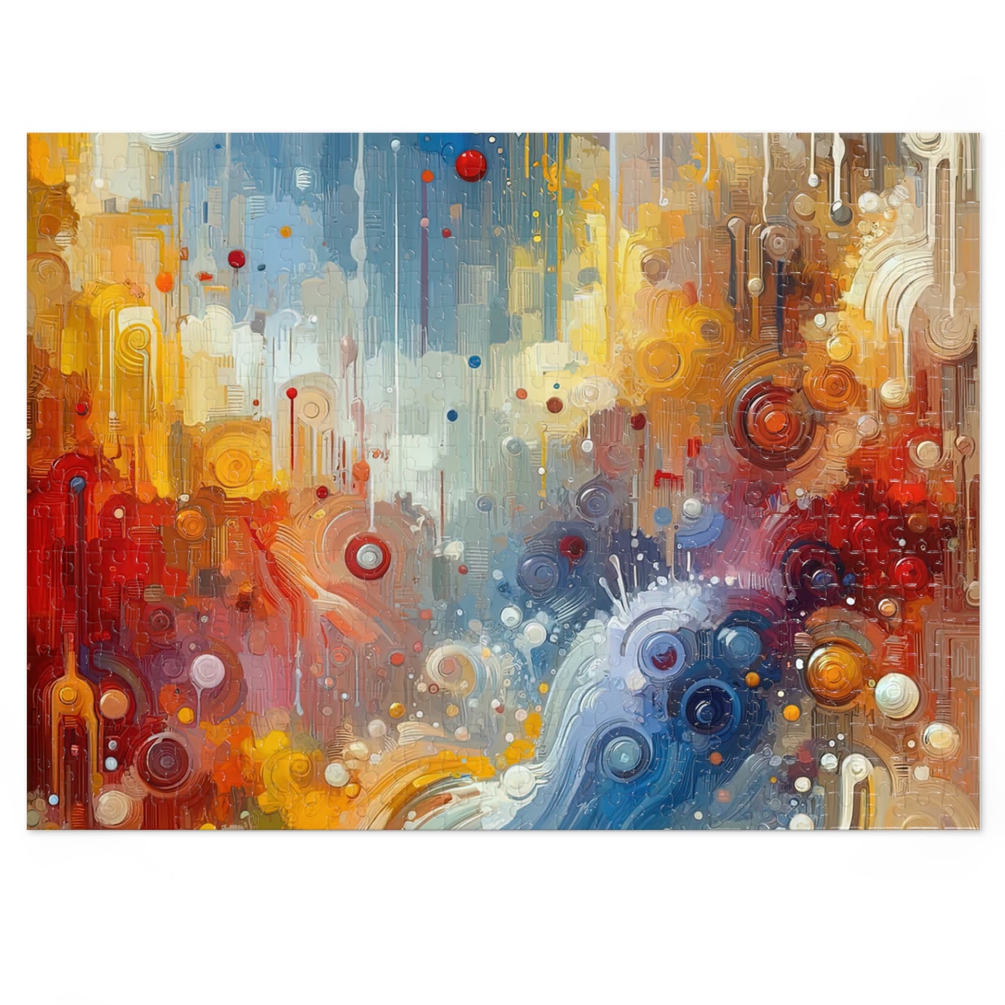 Joyous Effortless Exhale Jigsaw Puzzle (30, 110, 252, 500,1000-Piece)