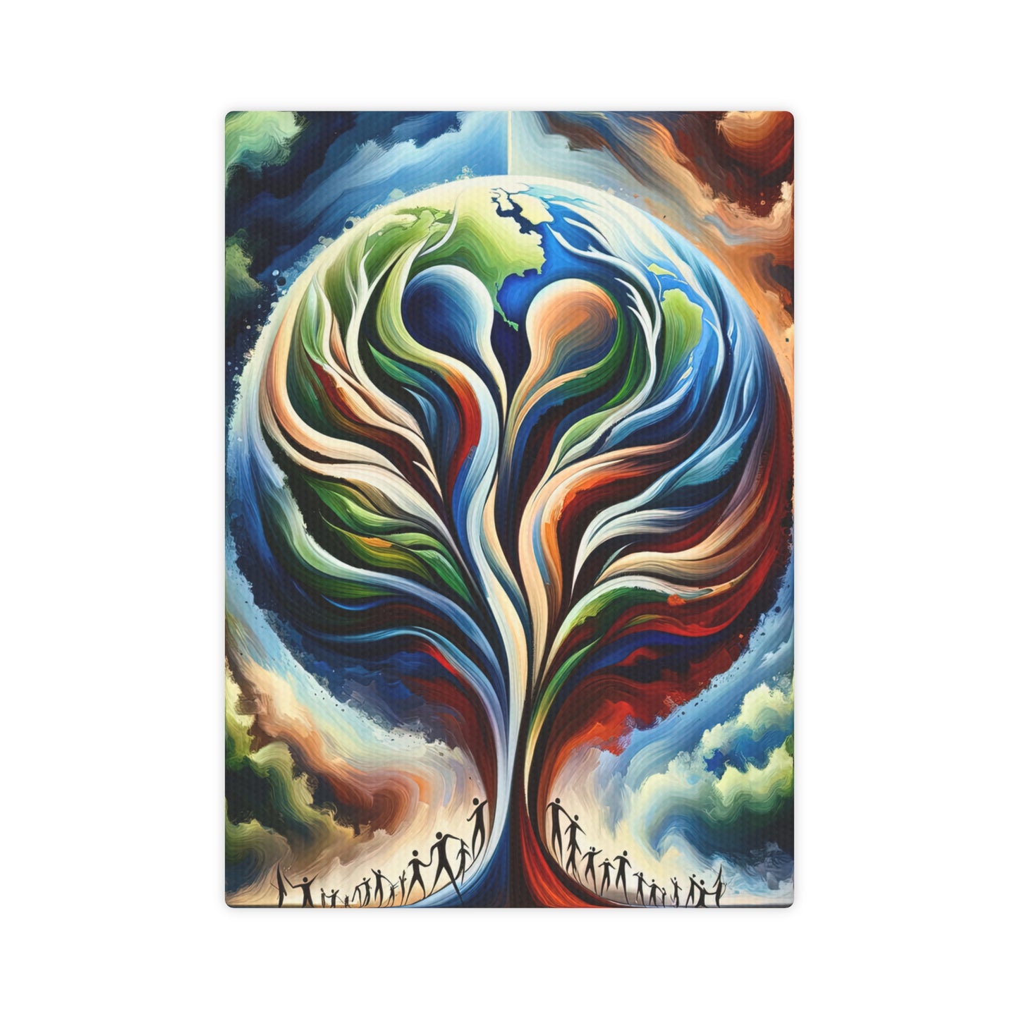 Interconnected Earth Advocates Canvas Photo Tile