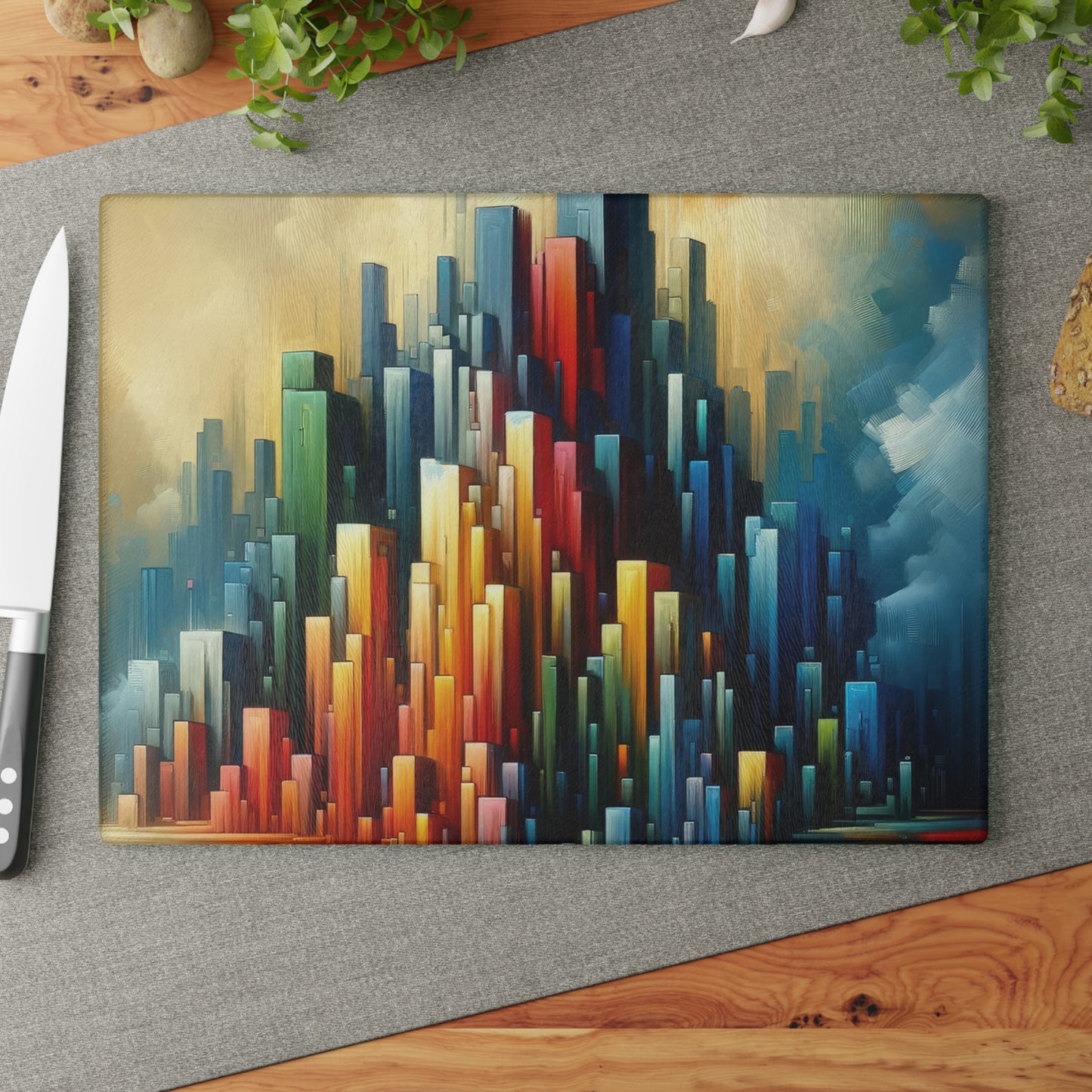 Resolute Fortress Metamorphosis Glass Cutting Board