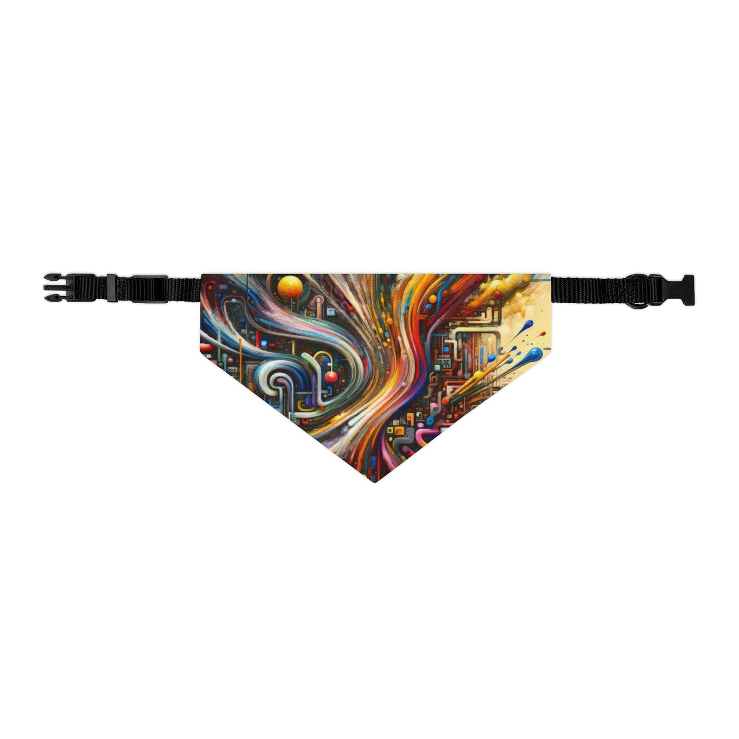 Information Bottleneck Cascade Pet Bandana Collar