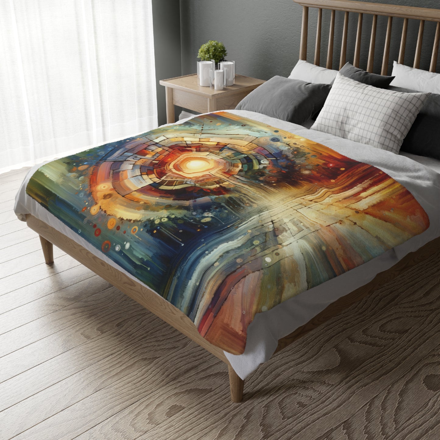 Majestic Quest Aura Velveteen Microfiber Blanket (Two-sided print)