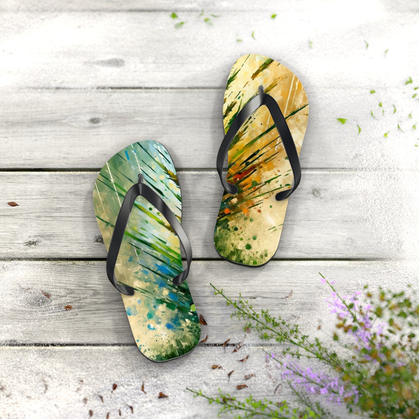 Grass Testament Change Flip Flops