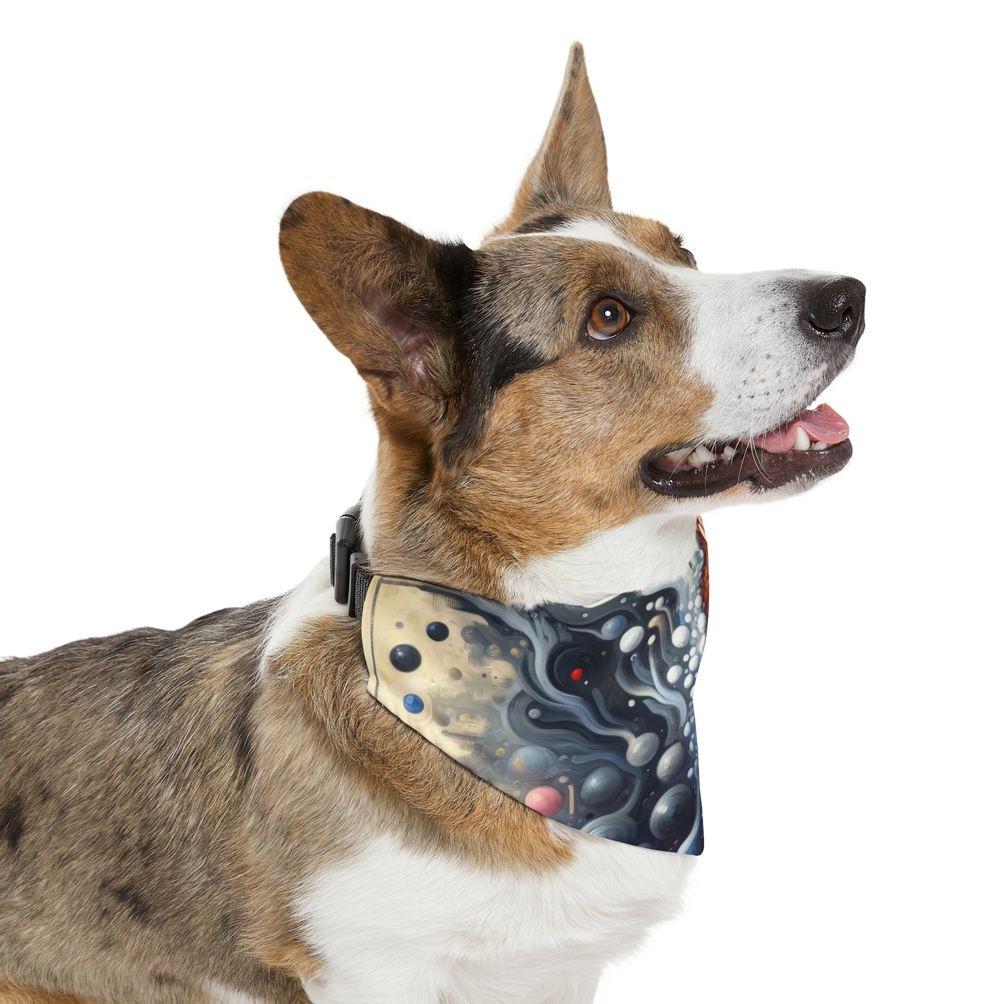 Symbiotic Exchange Abstract Pet Bandana Collar