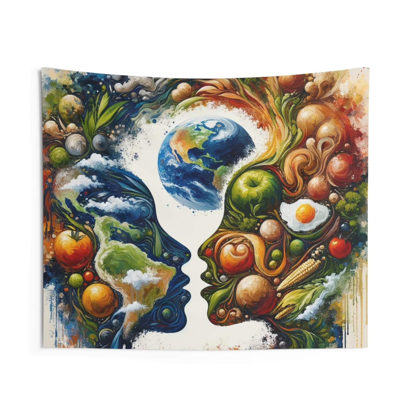 Earthly Dialogue Feast Indoor Wall Tapestries