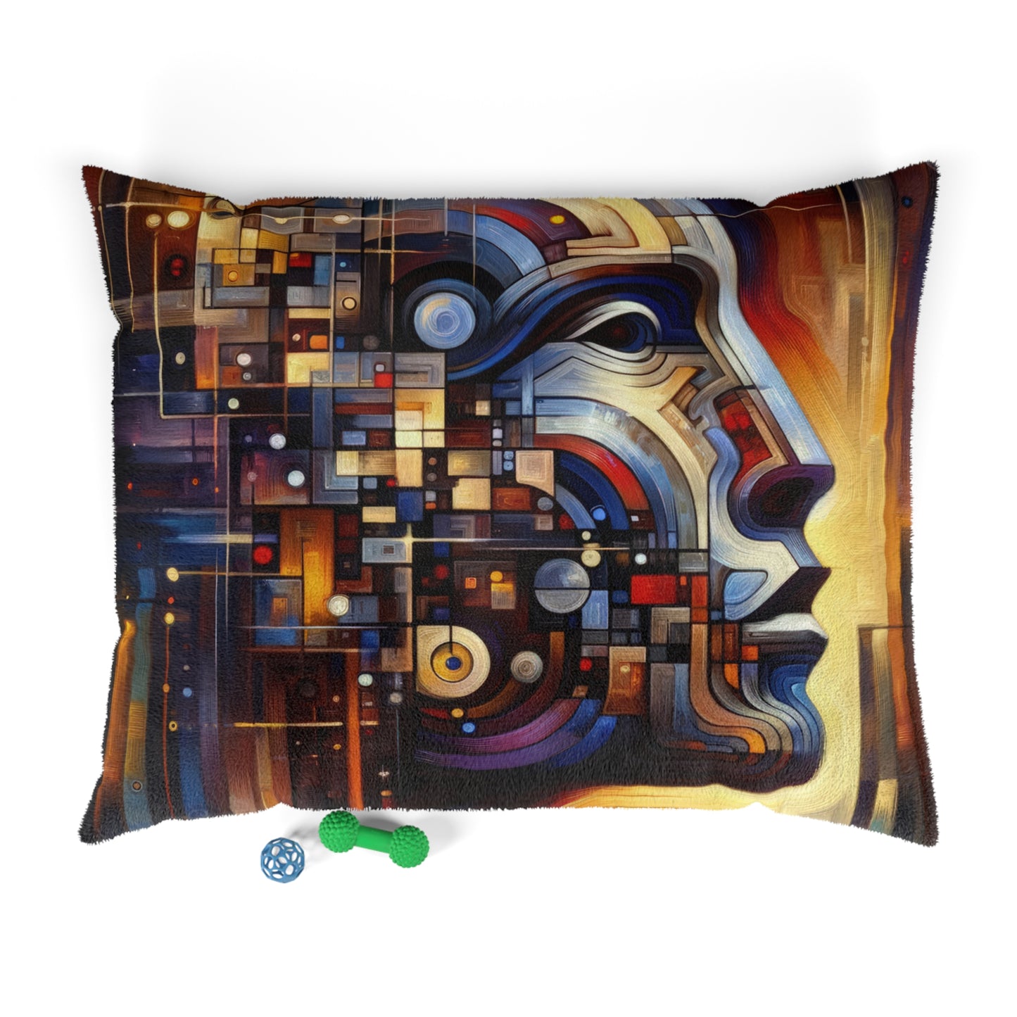 Reflective Tachism Shield Pet Bed