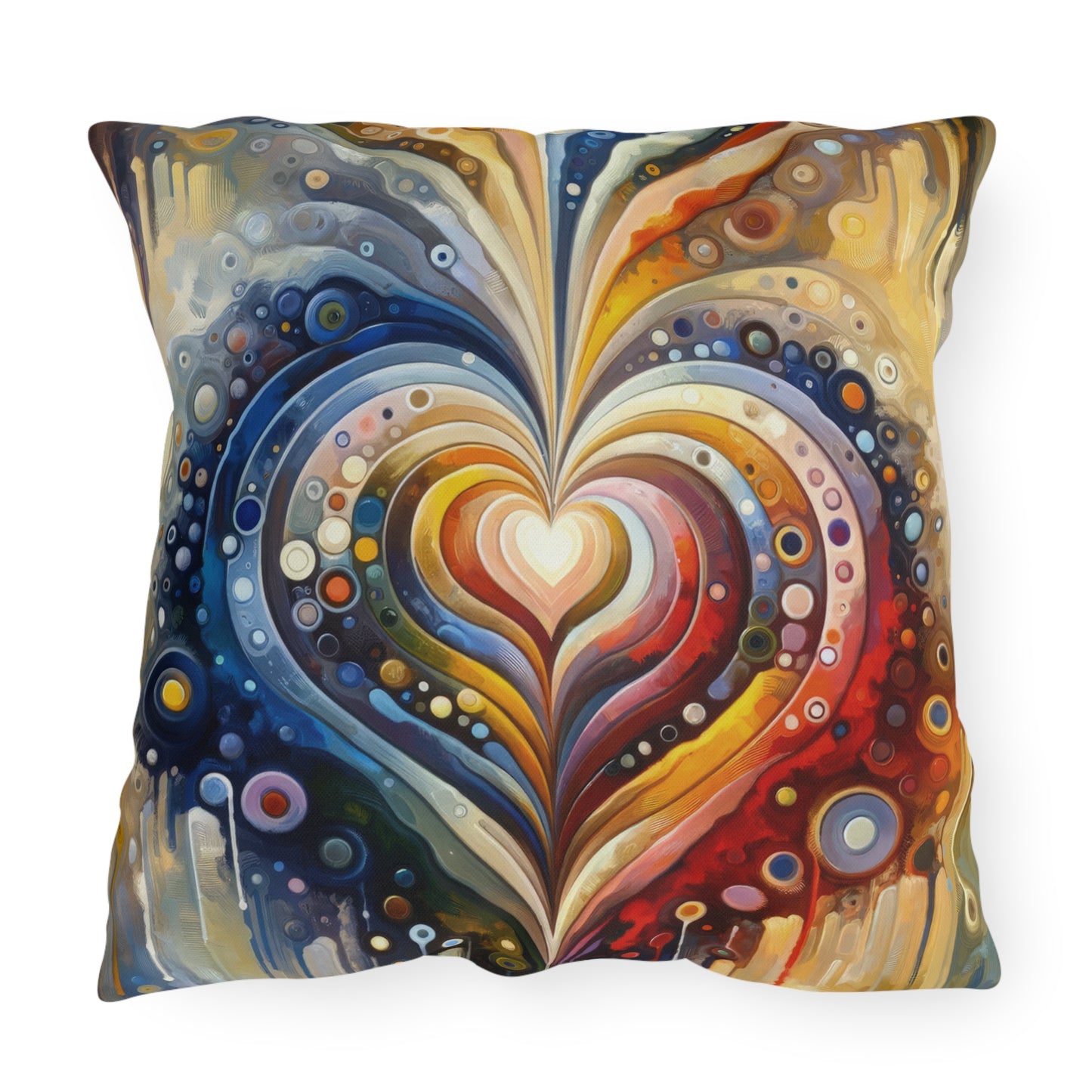 Harmonic Heart Essence Outdoor Pillows