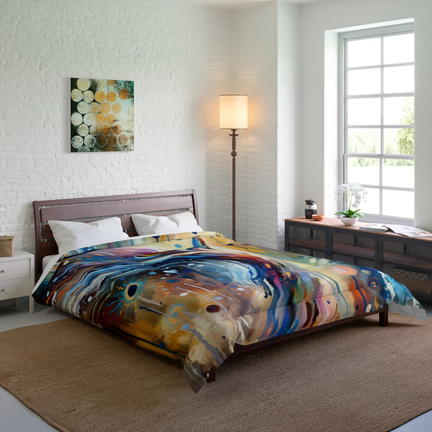 Journey Embrace Tachism Comforter