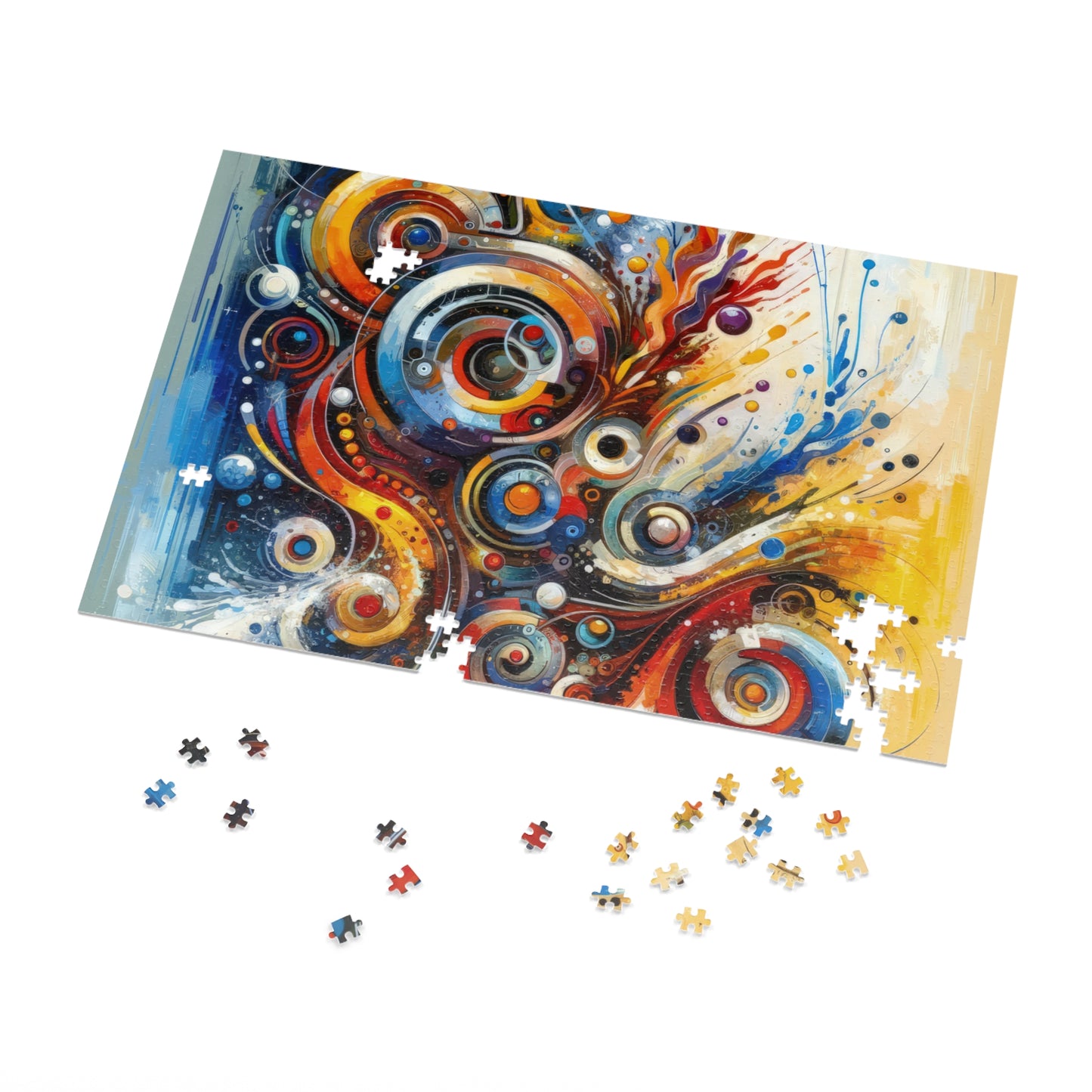 Harmonic Abstract Synergy Jigsaw Puzzle (30, 110, 252, 500,1000-Piece)
