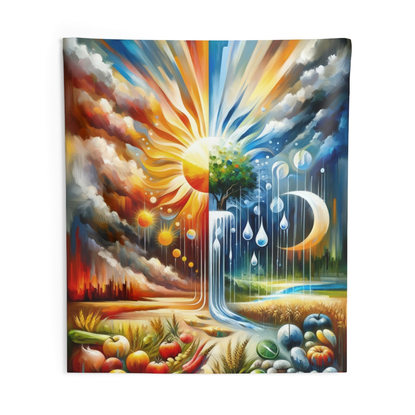 Sunshine Harvest Journey Indoor Wall Tapestries