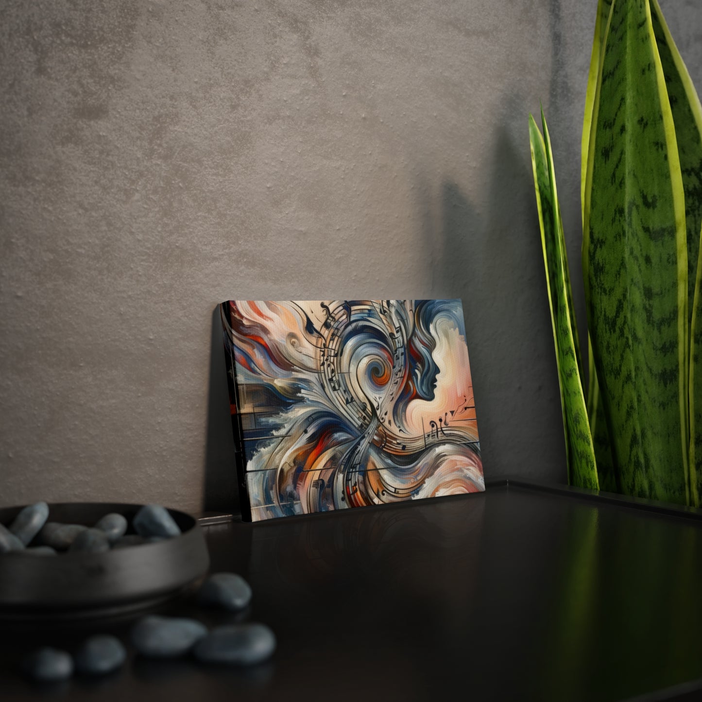 Symphonic Empathic Swirls Canvas Photo Tile