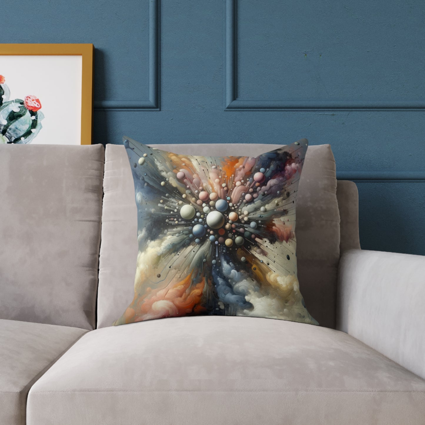 Impactful Deeds Ripple Spun Polyester Pillow