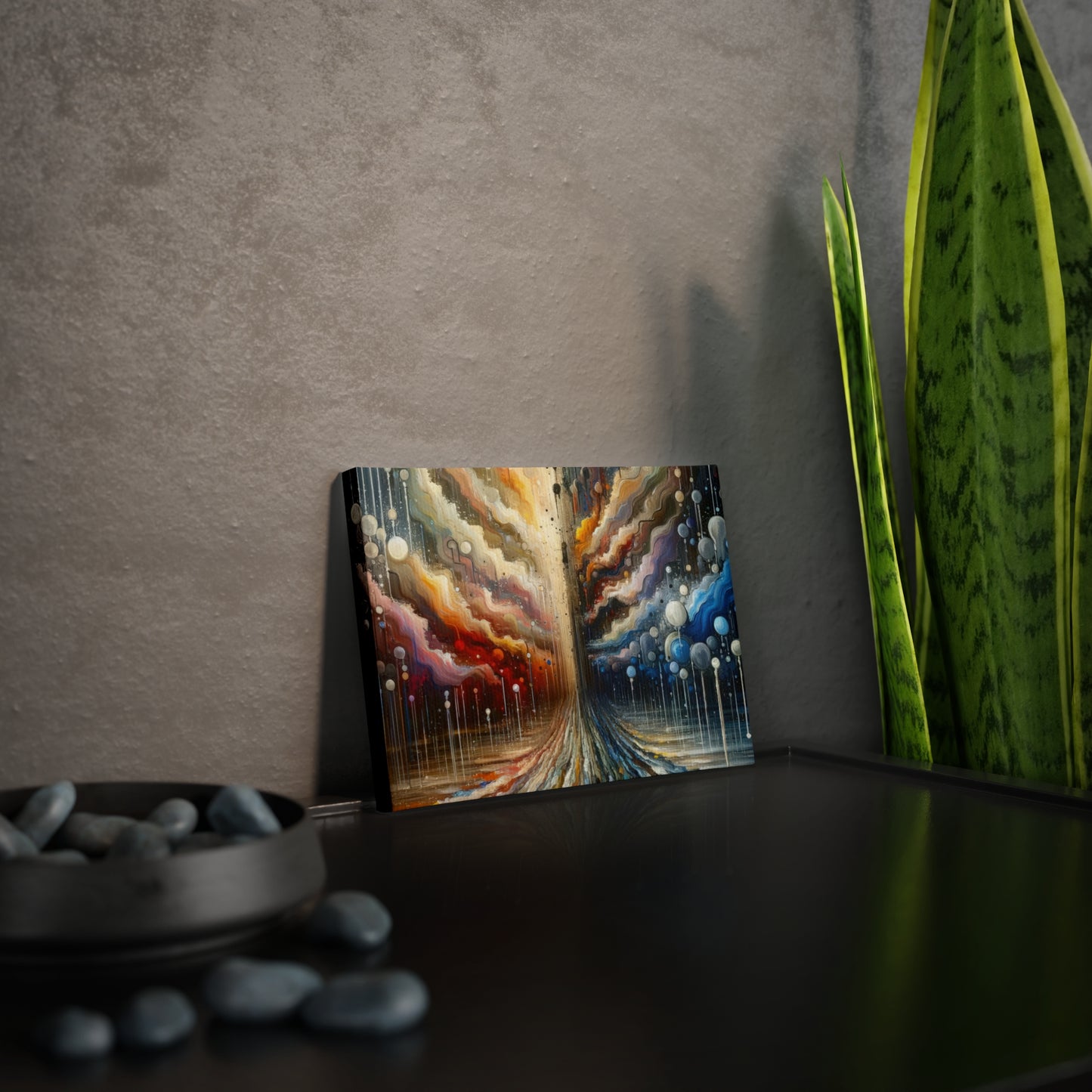 Linguistic Resonance Cascade Canvas Photo Tile