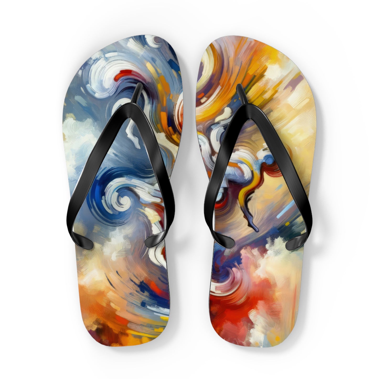 Dancing Disruption Tachism Flip Flops