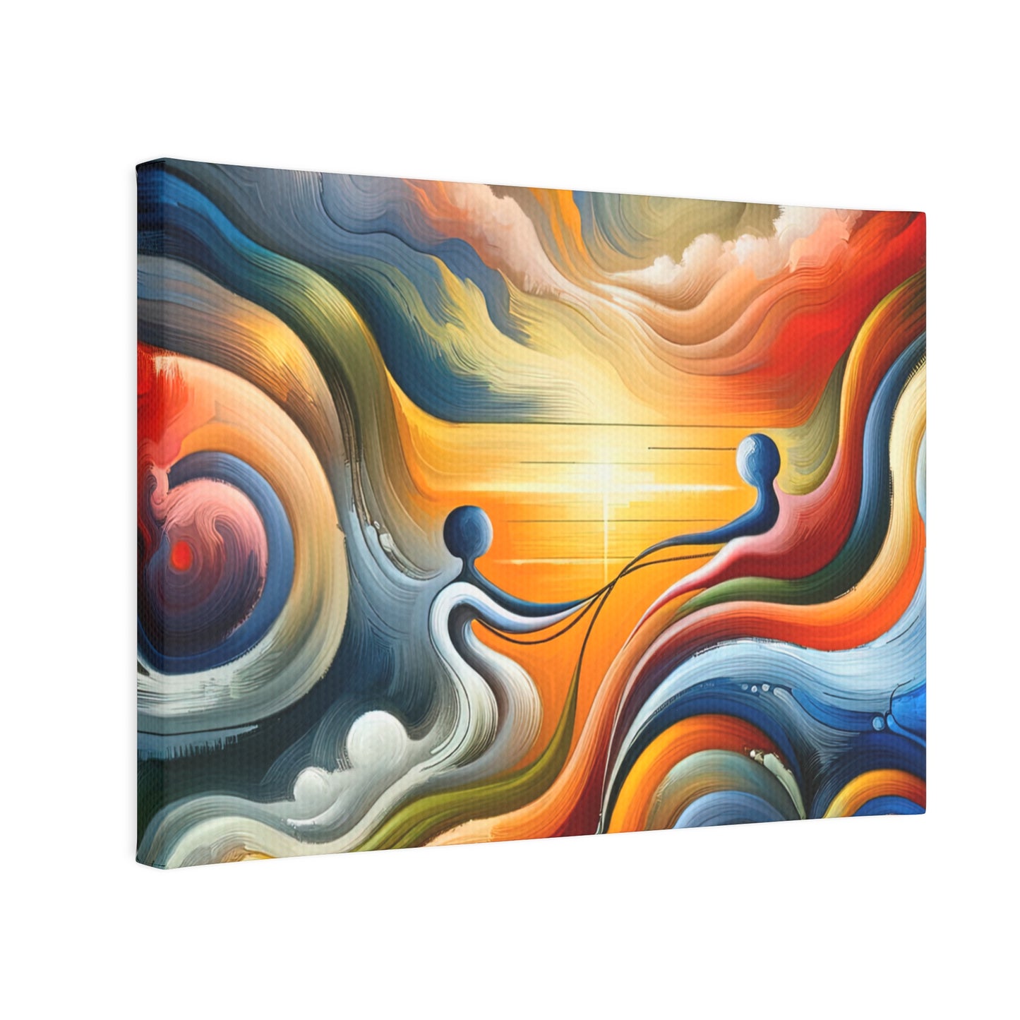 Empathetic Lifeline Abstract Canvas Photo Tile