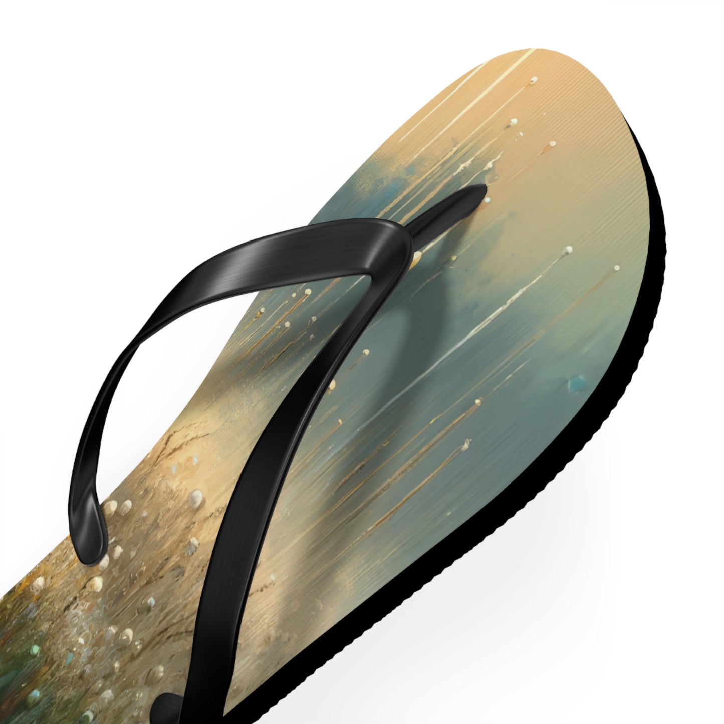 Observant Delicacy Heart Flip Flops