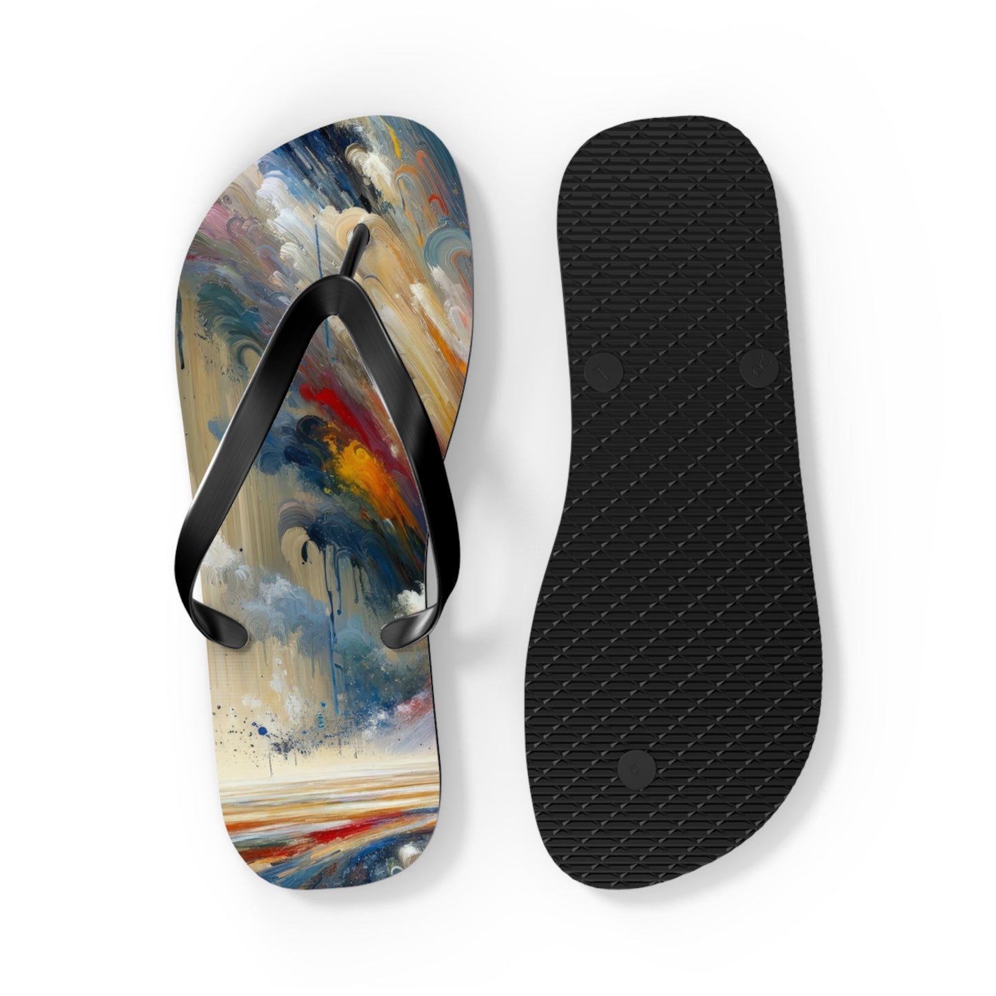 Grandiose Transformation Tachism Flip Flops