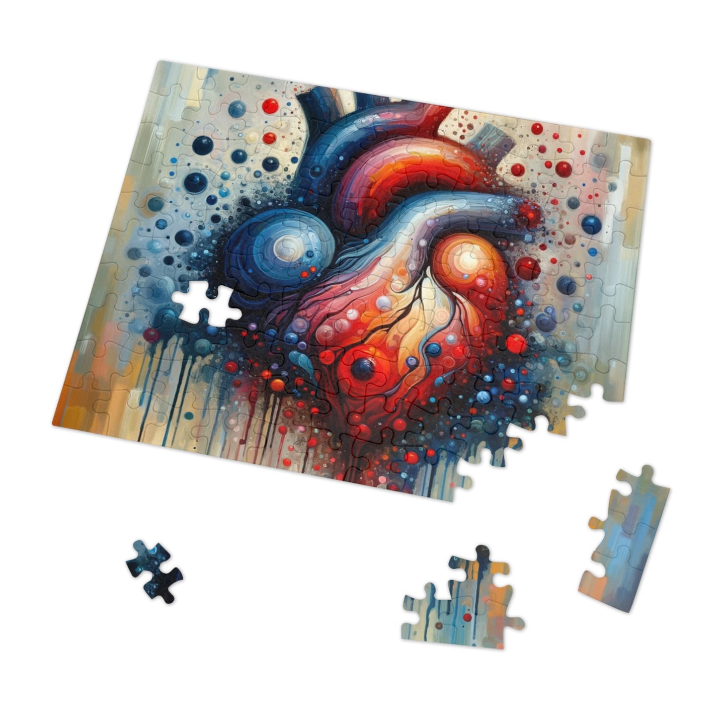 Empathetic Heart Expression Jigsaw Puzzle (30, 110, 252, 500,1000-Piece)