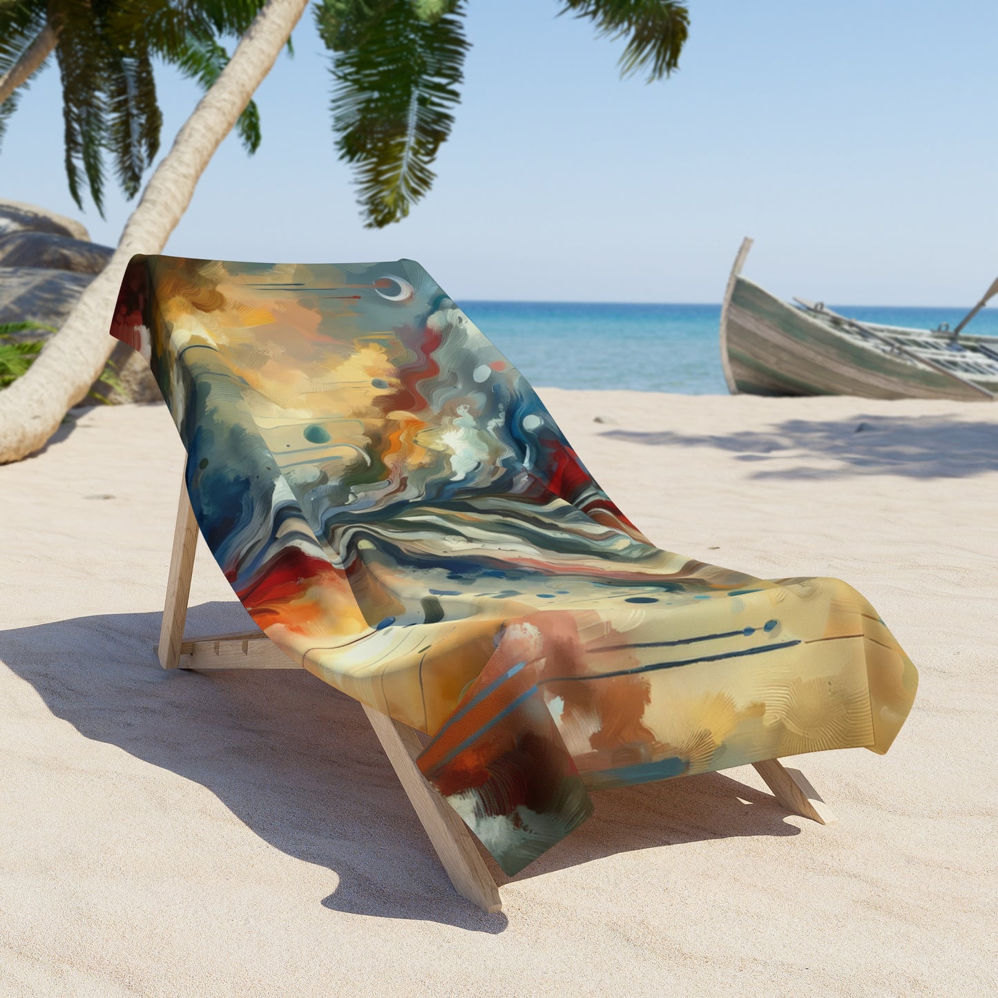 Abstract Forgiveness Offering Beach Towel