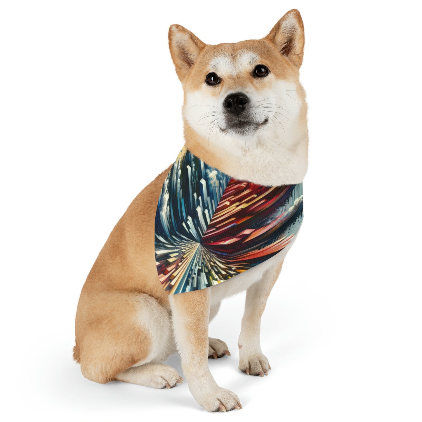 Rapid Perspective Shift Pet Bandana Collar