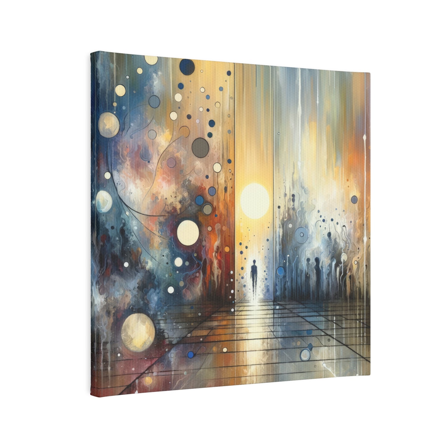 Stillness Transition Abstract Canvas Photo Tile