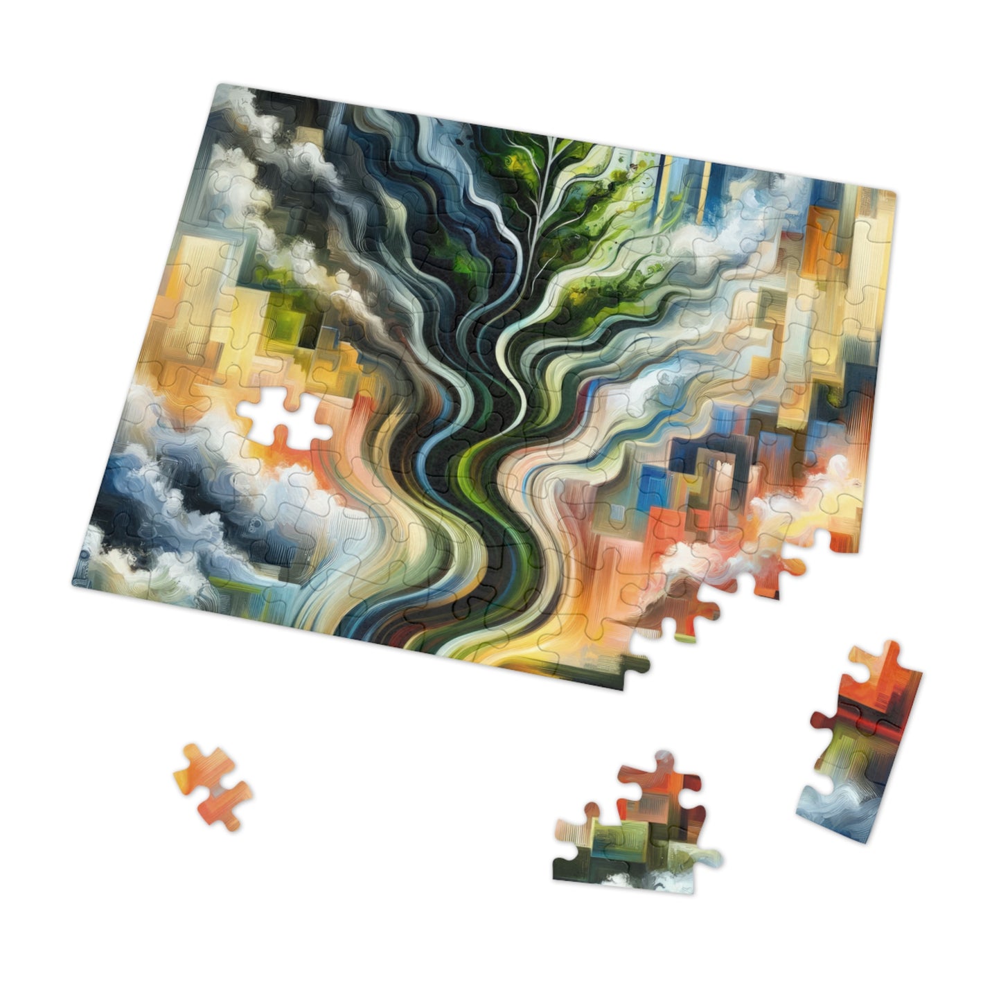 Eternal Digital Contrast Jigsaw Puzzle (30, 110, 252, 500,1000-Piece)