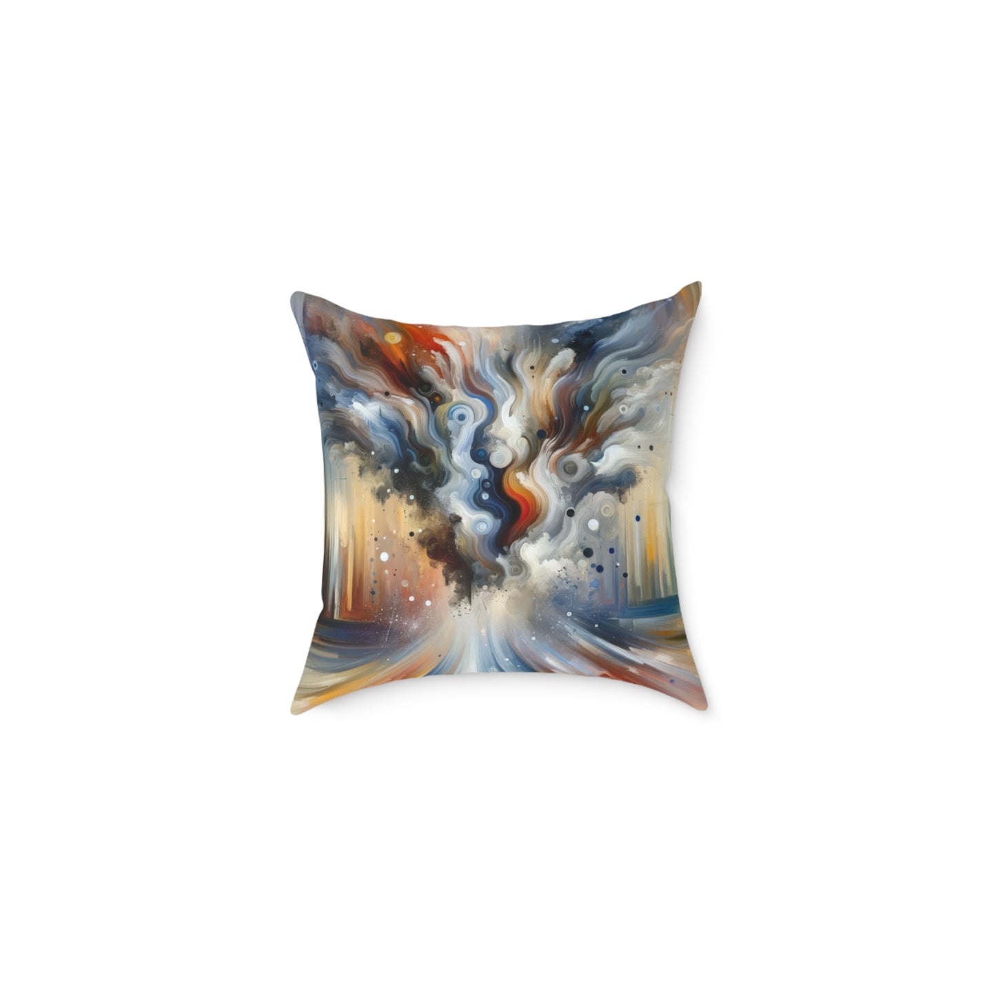 Dynamic External Influence Spun Polyester Pillow