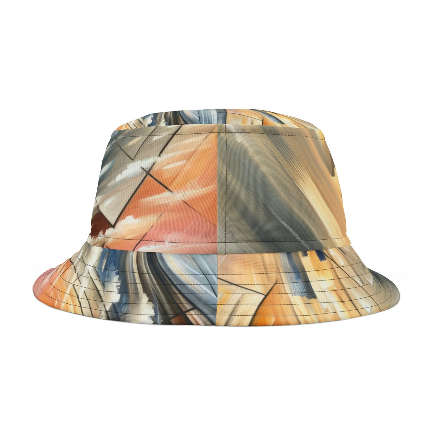 Model Dynamic Transition Bucket Hat (AOP)