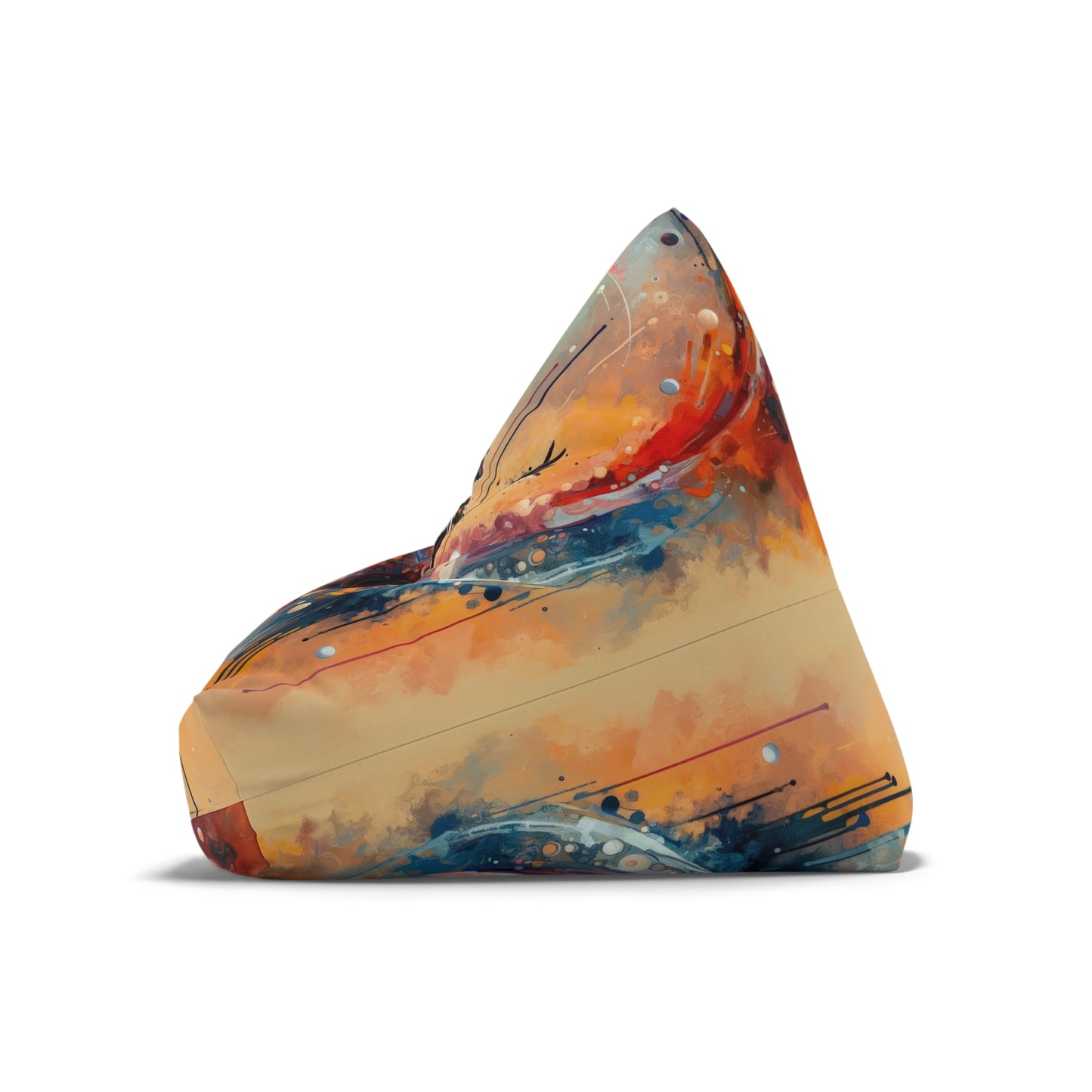 Decision Dance Tachism Bean Bag Chair Cover