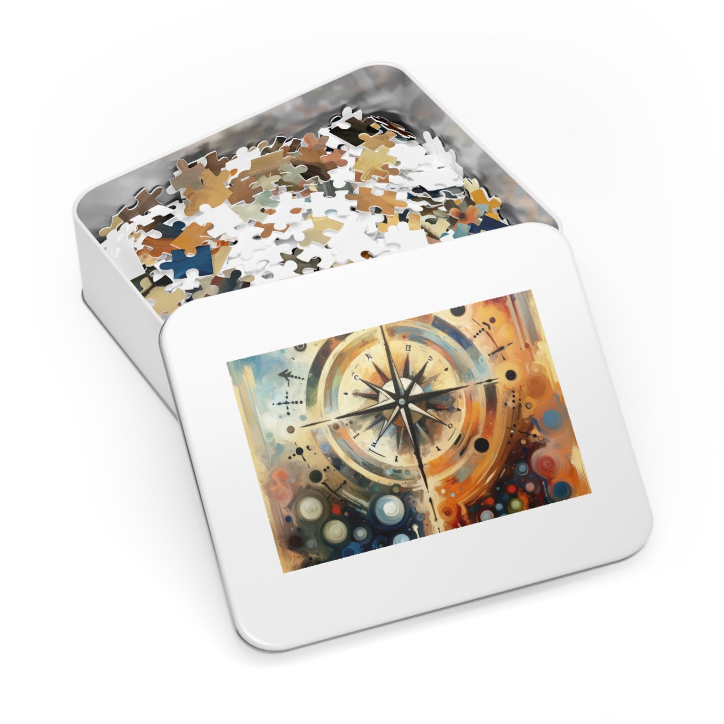 Guidance Abstract Compass Jigsaw Puzzle (30, 110, 252, 500,1000-Piece)