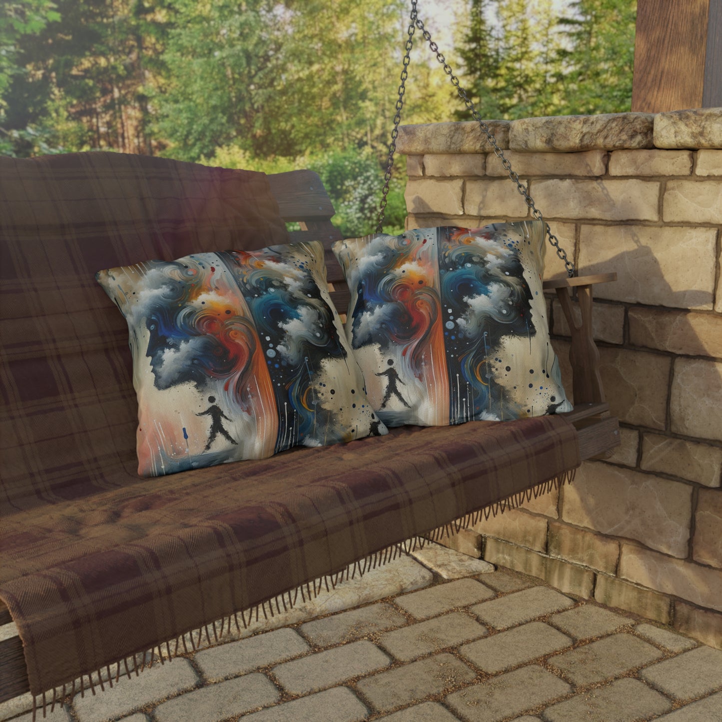 Connected Isolation Paradox Outdoor Pillows