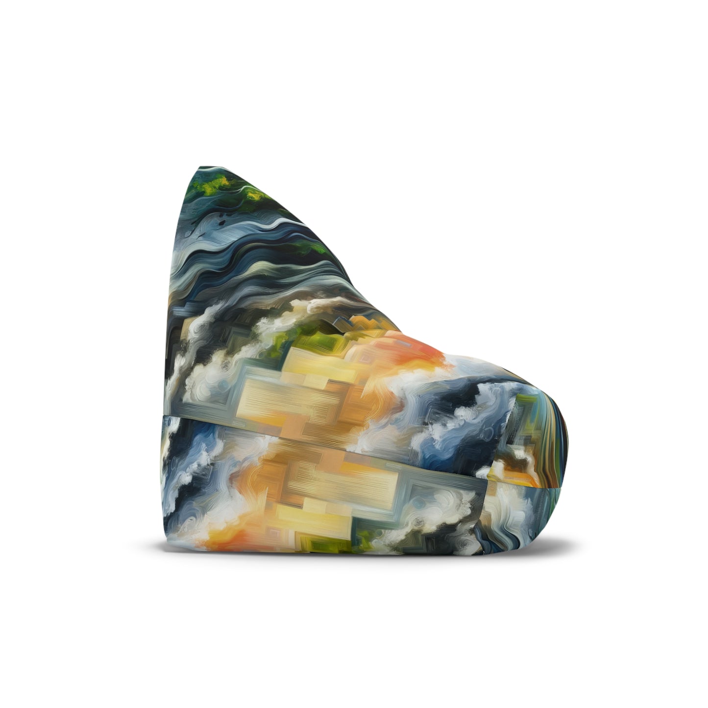 Eternal Digital Contrast Bean Bag Chair Cover