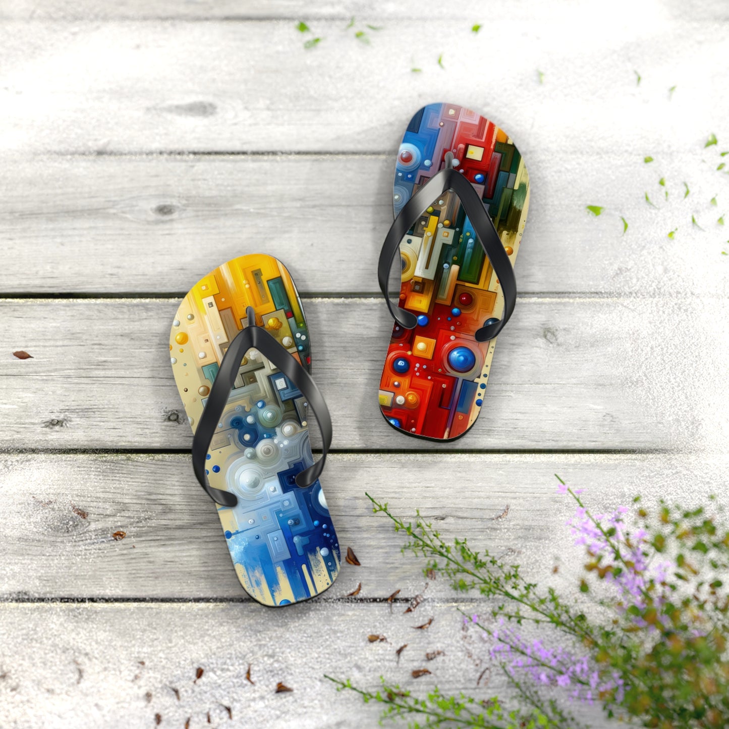 Connected Chromatic Tachism Flip Flops
