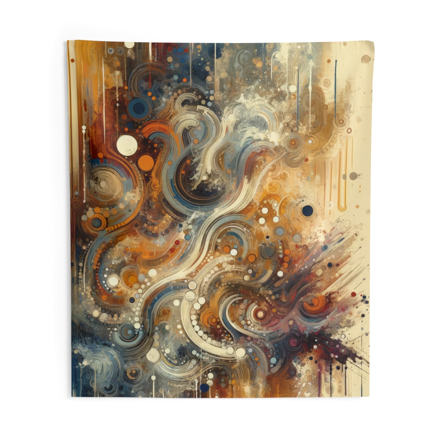 Dynamic Cultural Mosaic Indoor Wall Tapestries