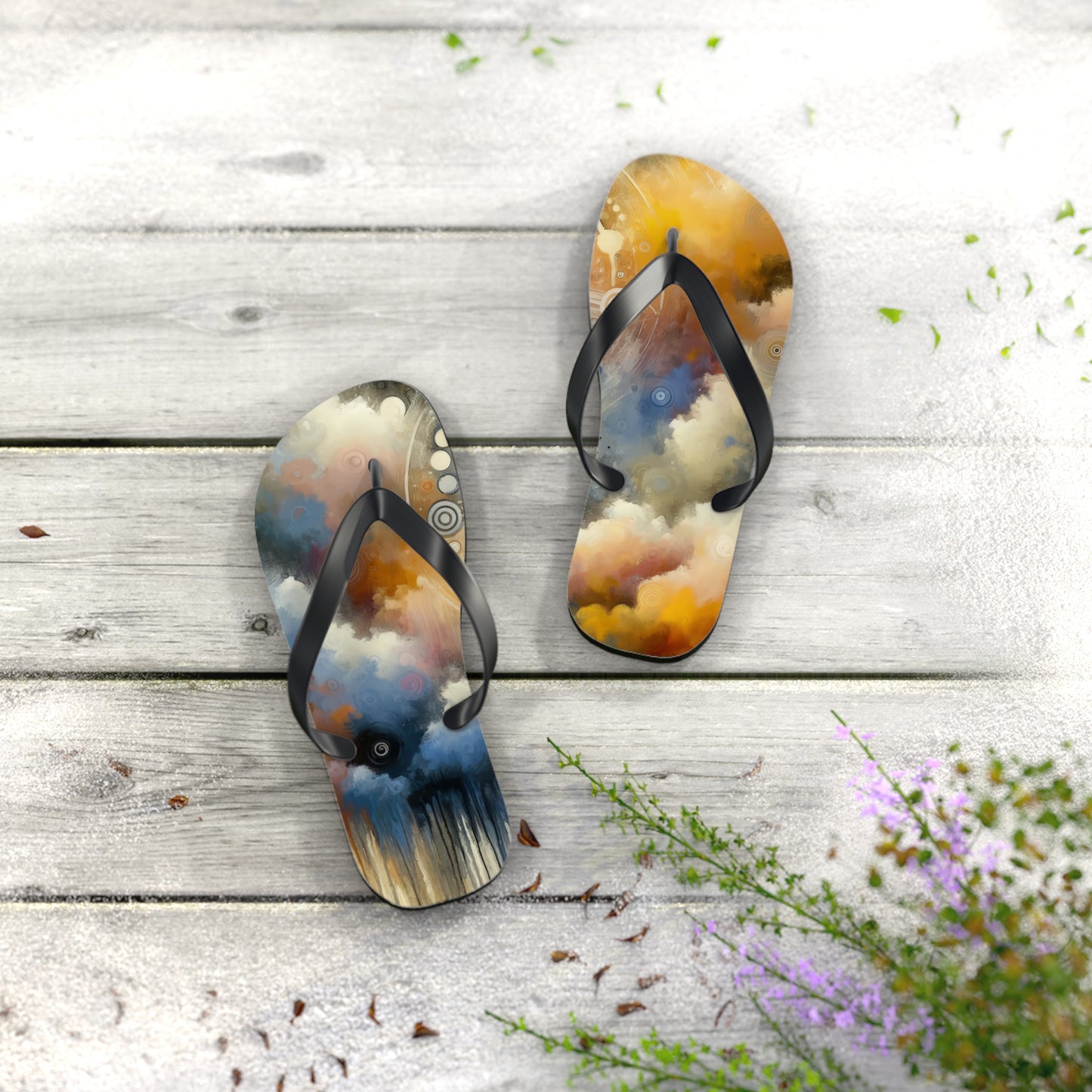 Mindful Transformation Profundity Flip Flops