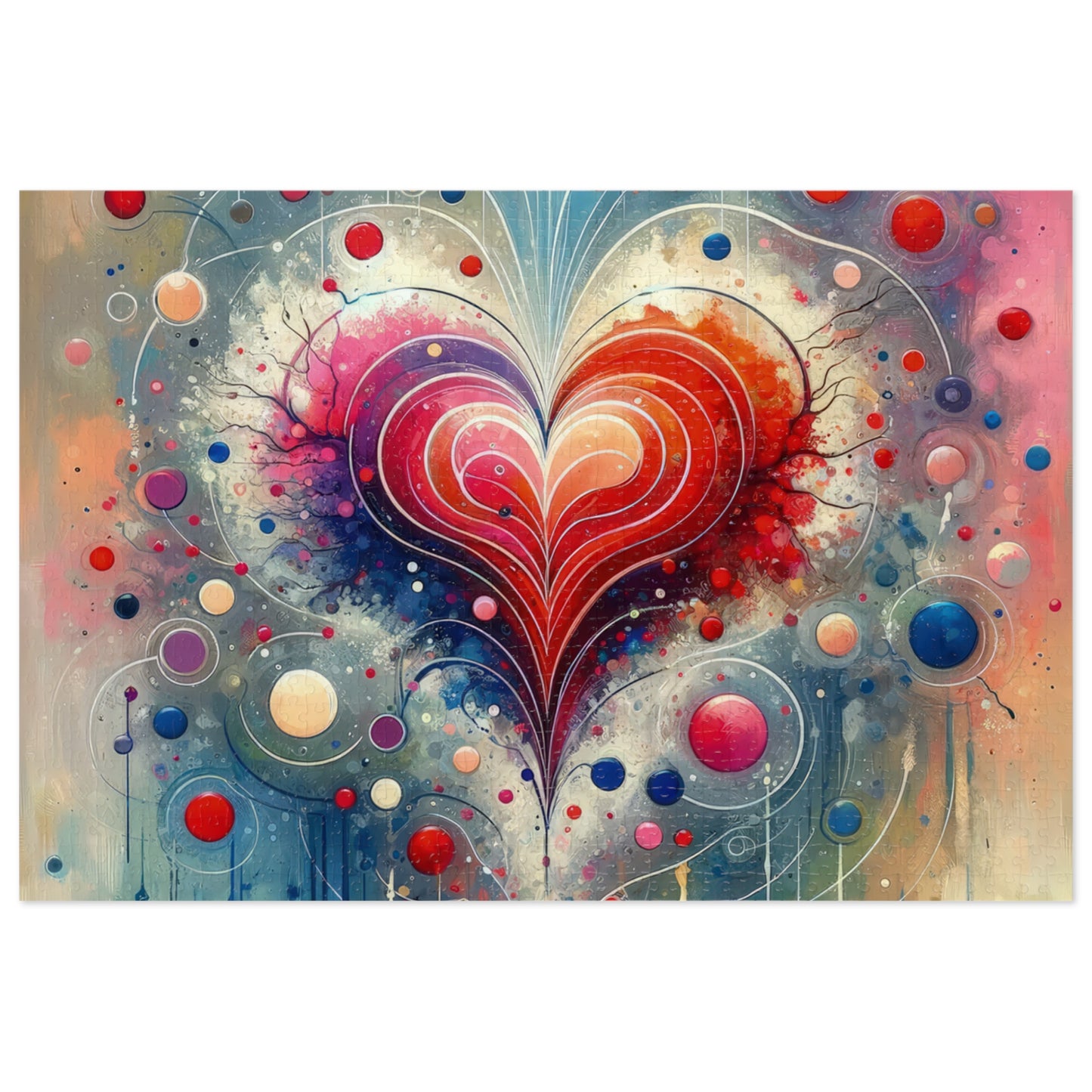 Emotional Physics Heart Jigsaw Puzzle (30, 110, 252, 500,1000-Piece)