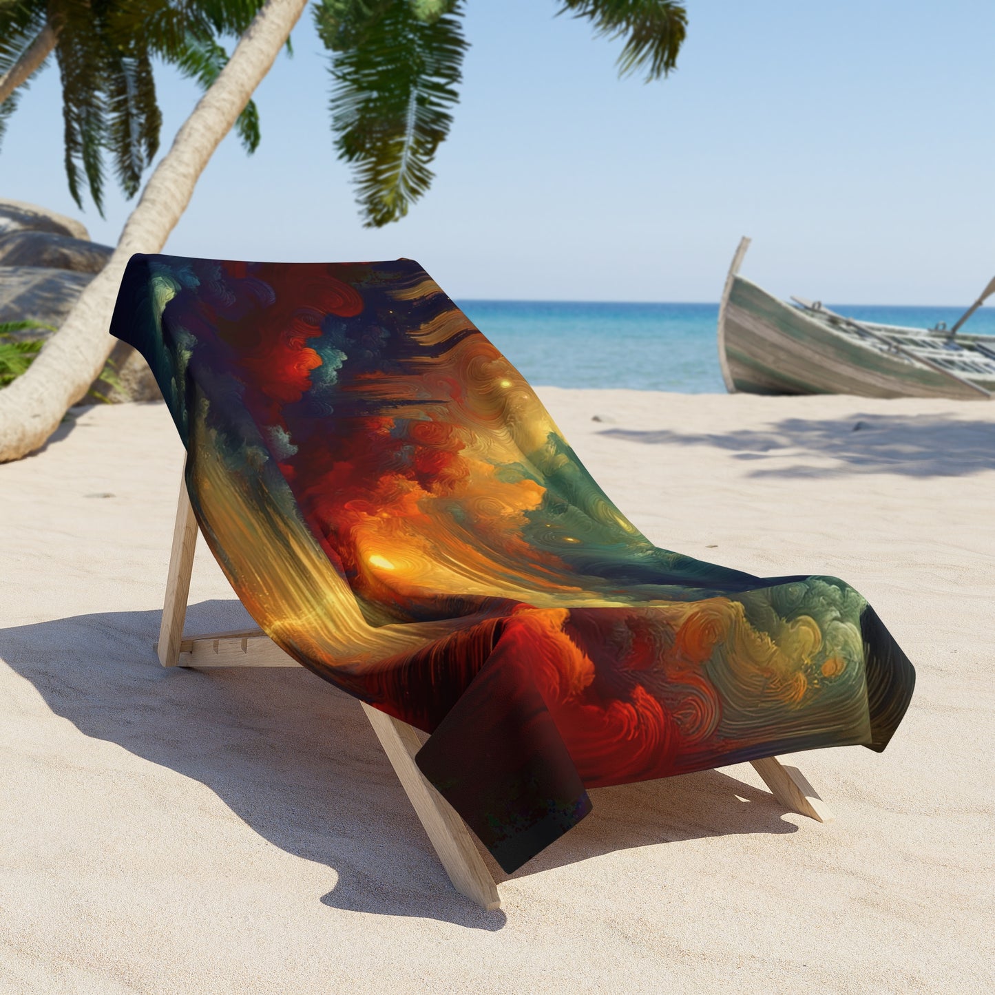 Twilight Velvet Transition Beach Towel