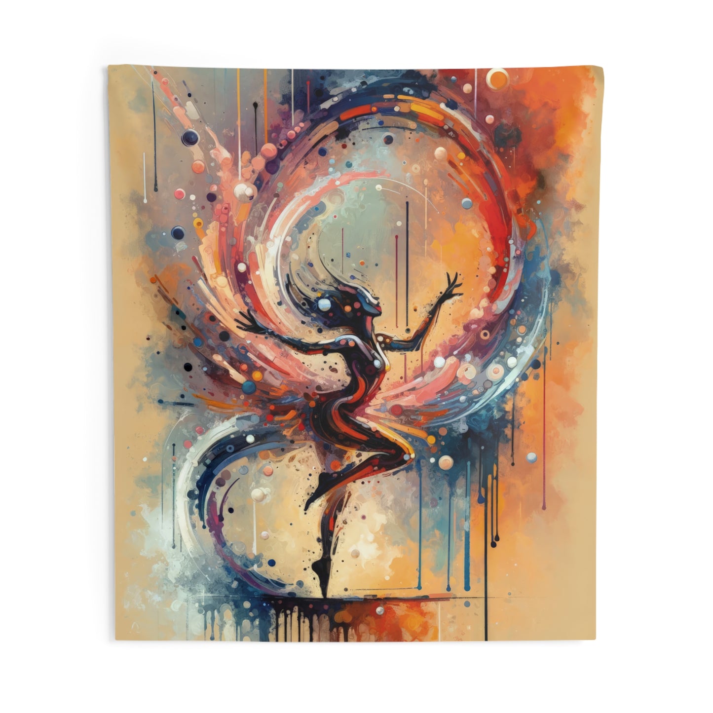 Decision Dance Tachism Indoor Wall Tapestries