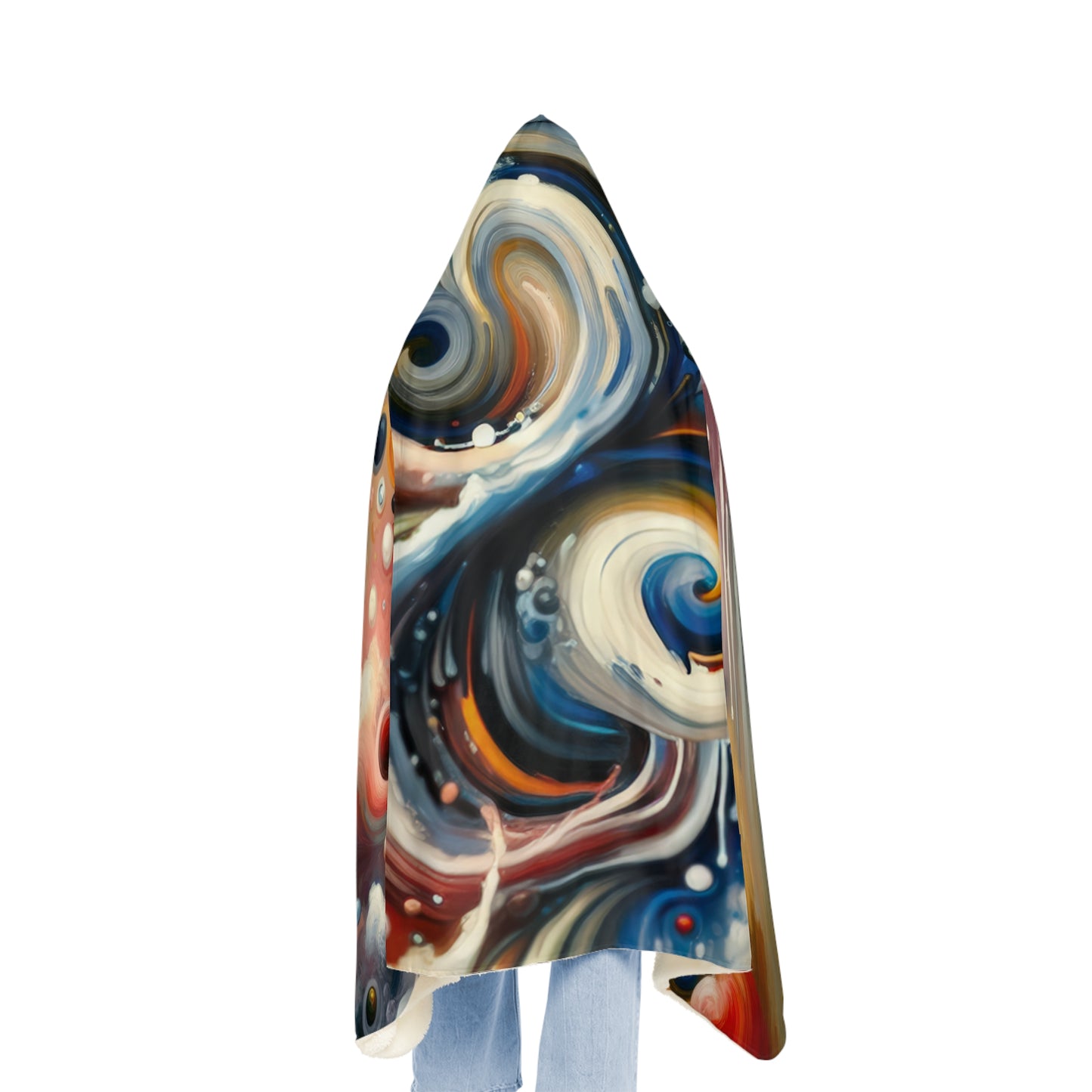 Paradoxical Embrace Tachism Snuggle Blanket