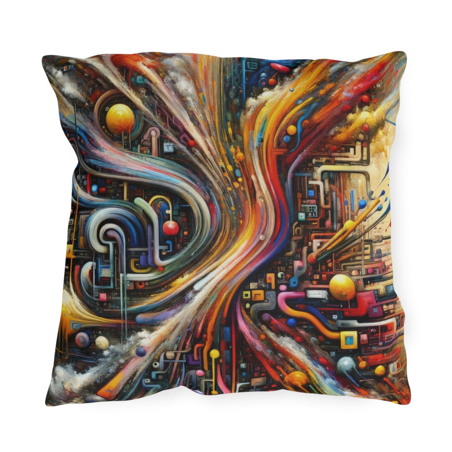 Information Bottleneck Cascade Outdoor Pillows