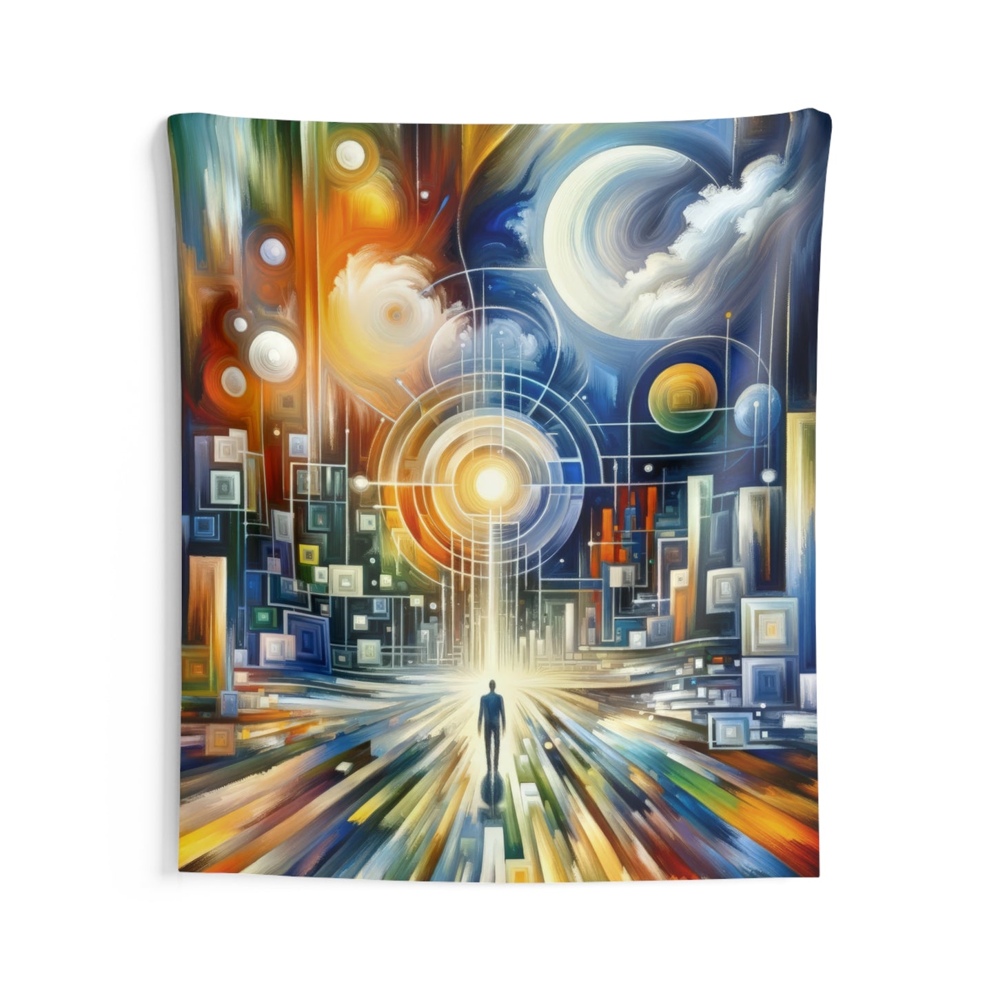 Mindful Megabyte Convergence Indoor Wall Tapestries