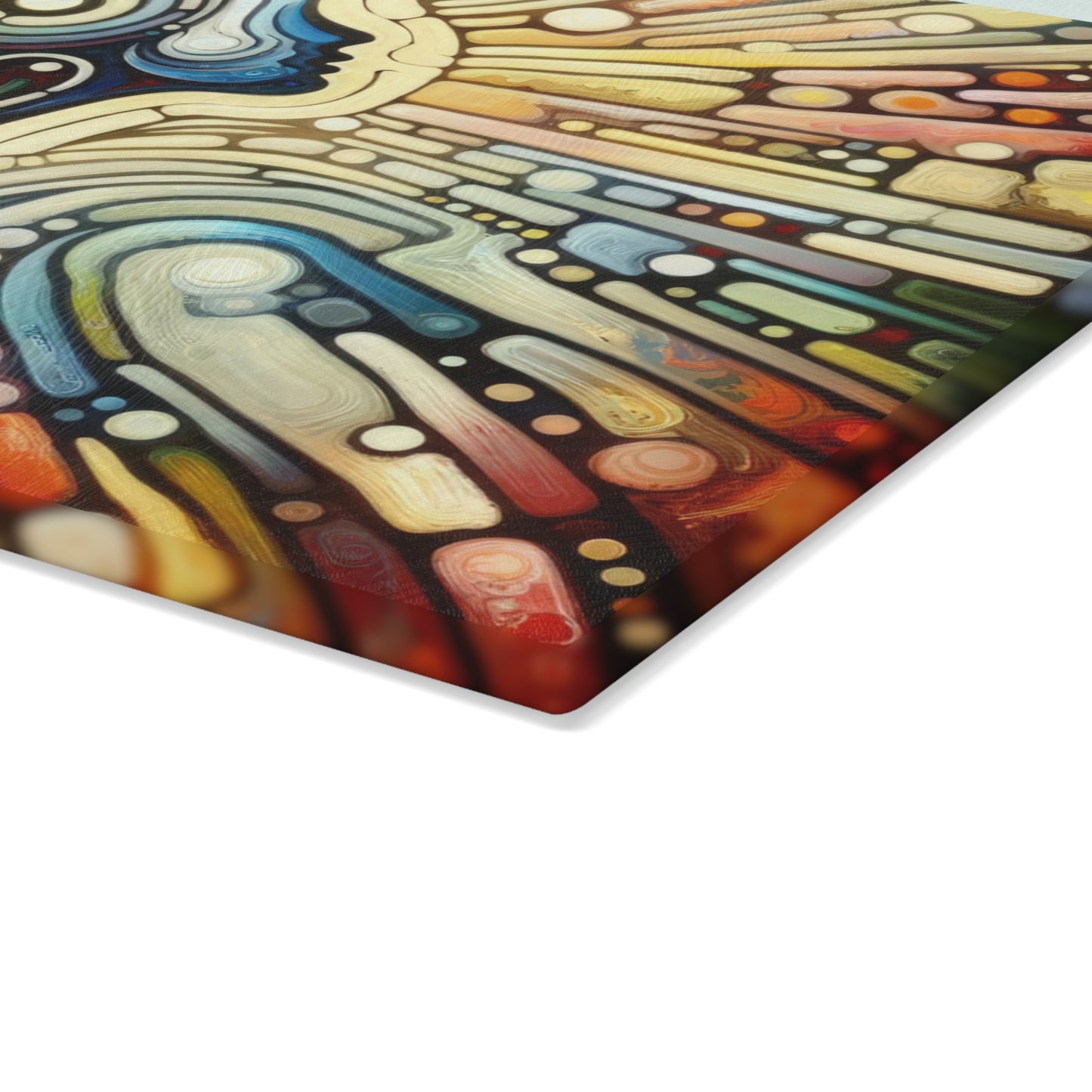 Inner Mosaic Kindness Glass Cutting Board