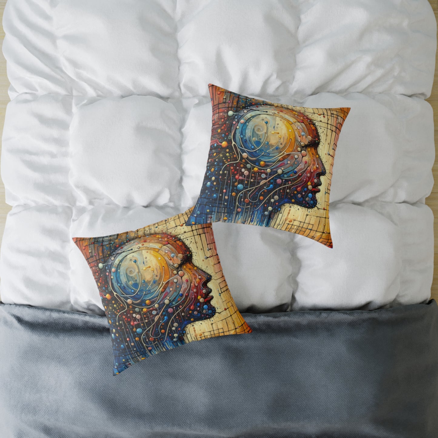 Empathy Unity Interaction Spun Polyester Pillow