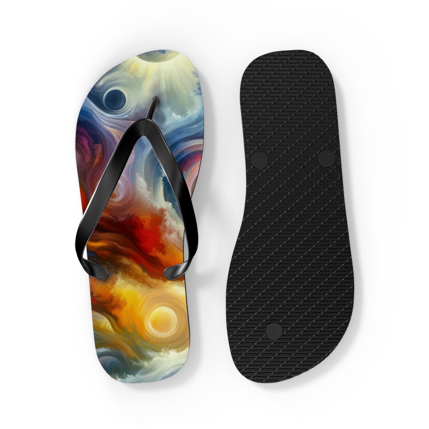 Unified Heart Journey Flip Flops