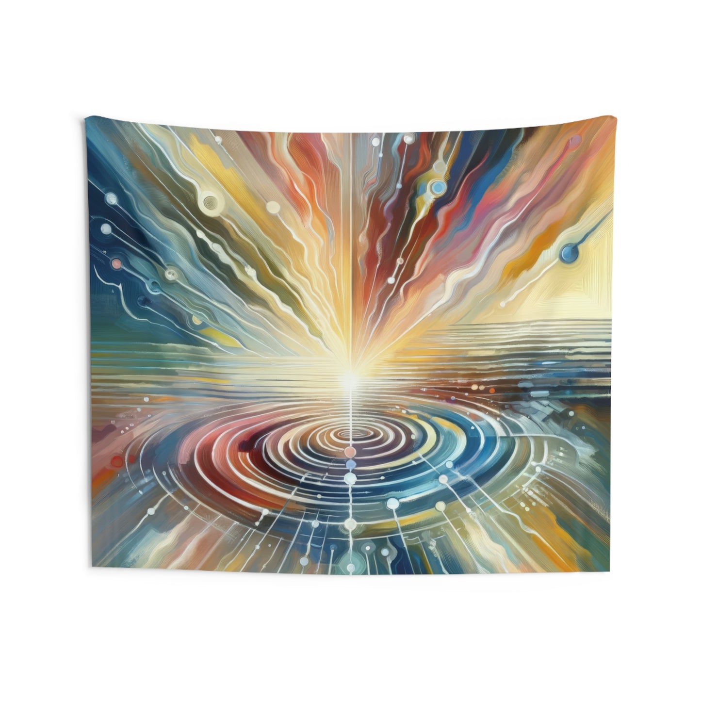 Rippling Community Dynamics Indoor Wall Tapestries