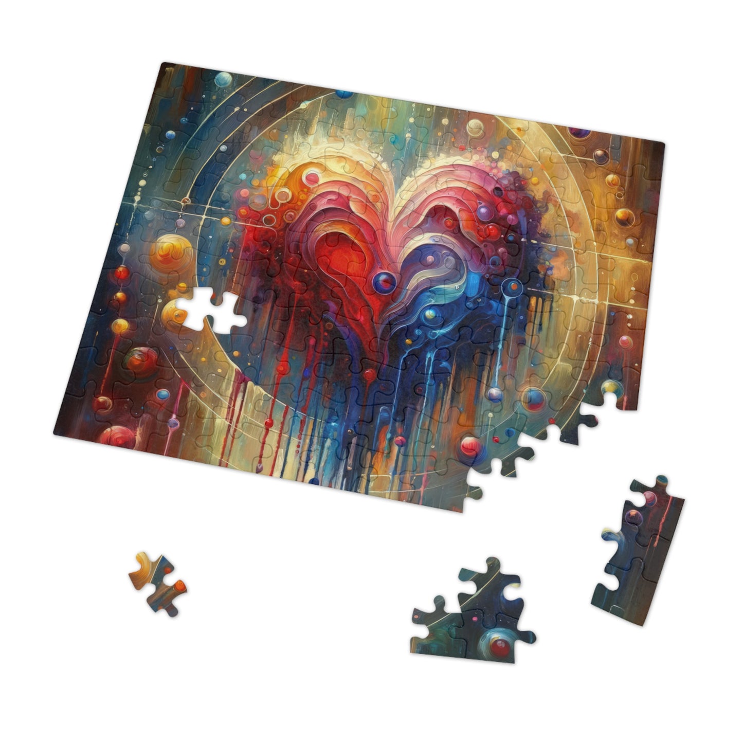 Unified Heart Reflections Jigsaw Puzzle (30, 110, 252, 500,1000-Piece)