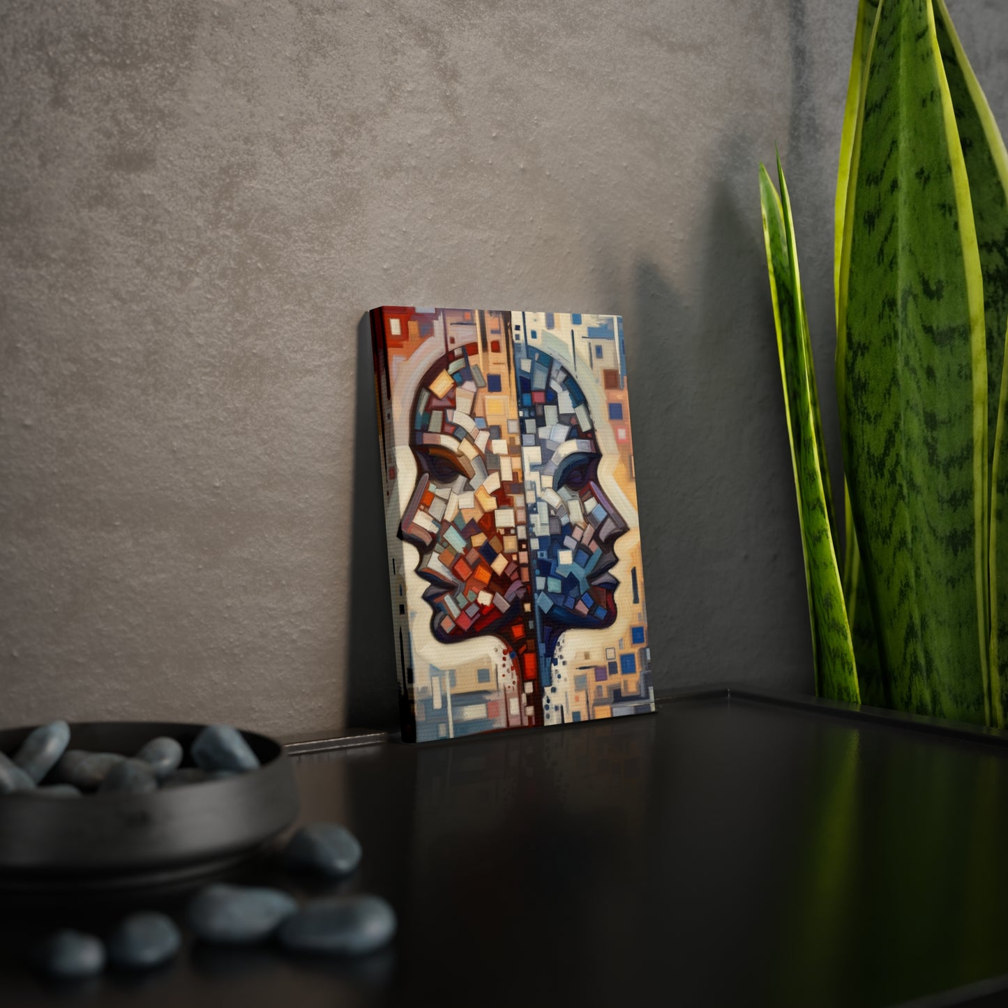 Identity Tachism Intersection Canvas Photo Tile