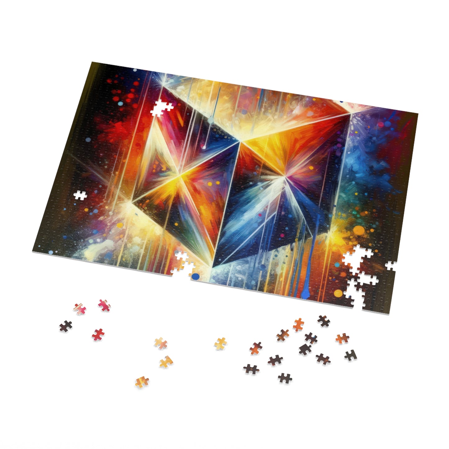 Prismatic Light Spectrum Jigsaw Puzzle (30, 110, 252, 500,1000-Piece)