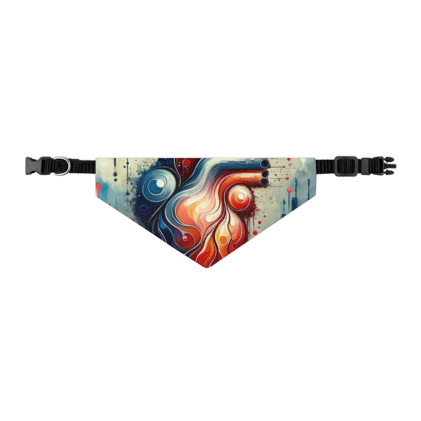 Rhythmic Heart Harmony Pet Bandana Collar