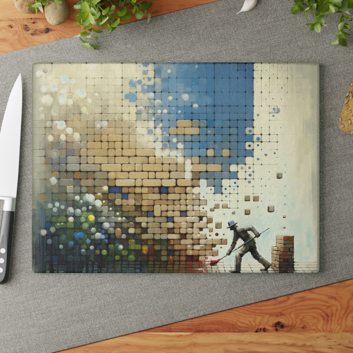 Change Tachism Everyday Glass Cutting Board